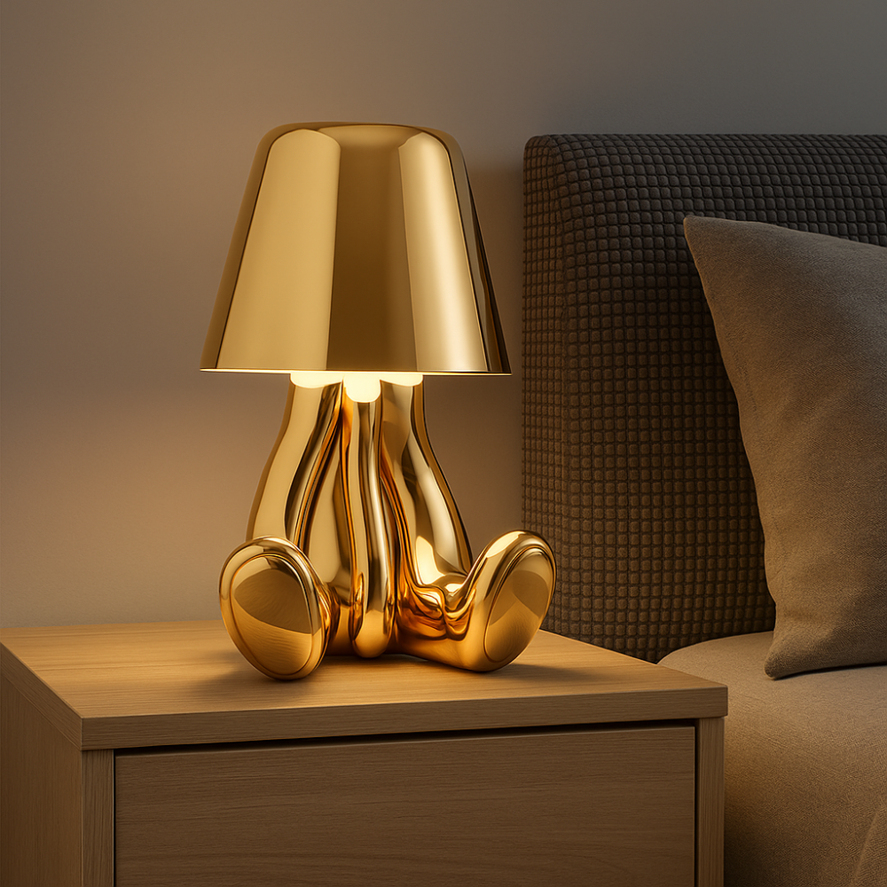 LED bordlampe | Lekent design med justerbar lysstyrke for skrivebord eller nattbord