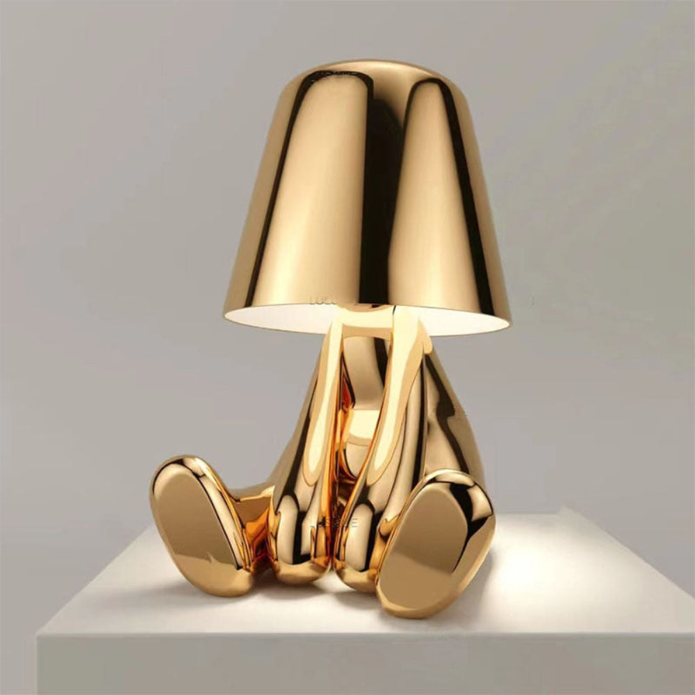 LED bordlampe | Lekent design med justerbar lysstyrke for skrivebord eller nattbord