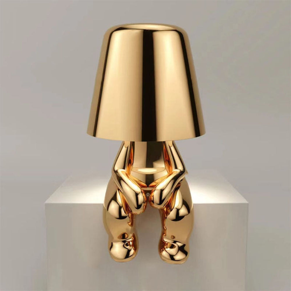 LED bordlampe | Lekent design med justerbar lysstyrke for skrivebord eller nattbord