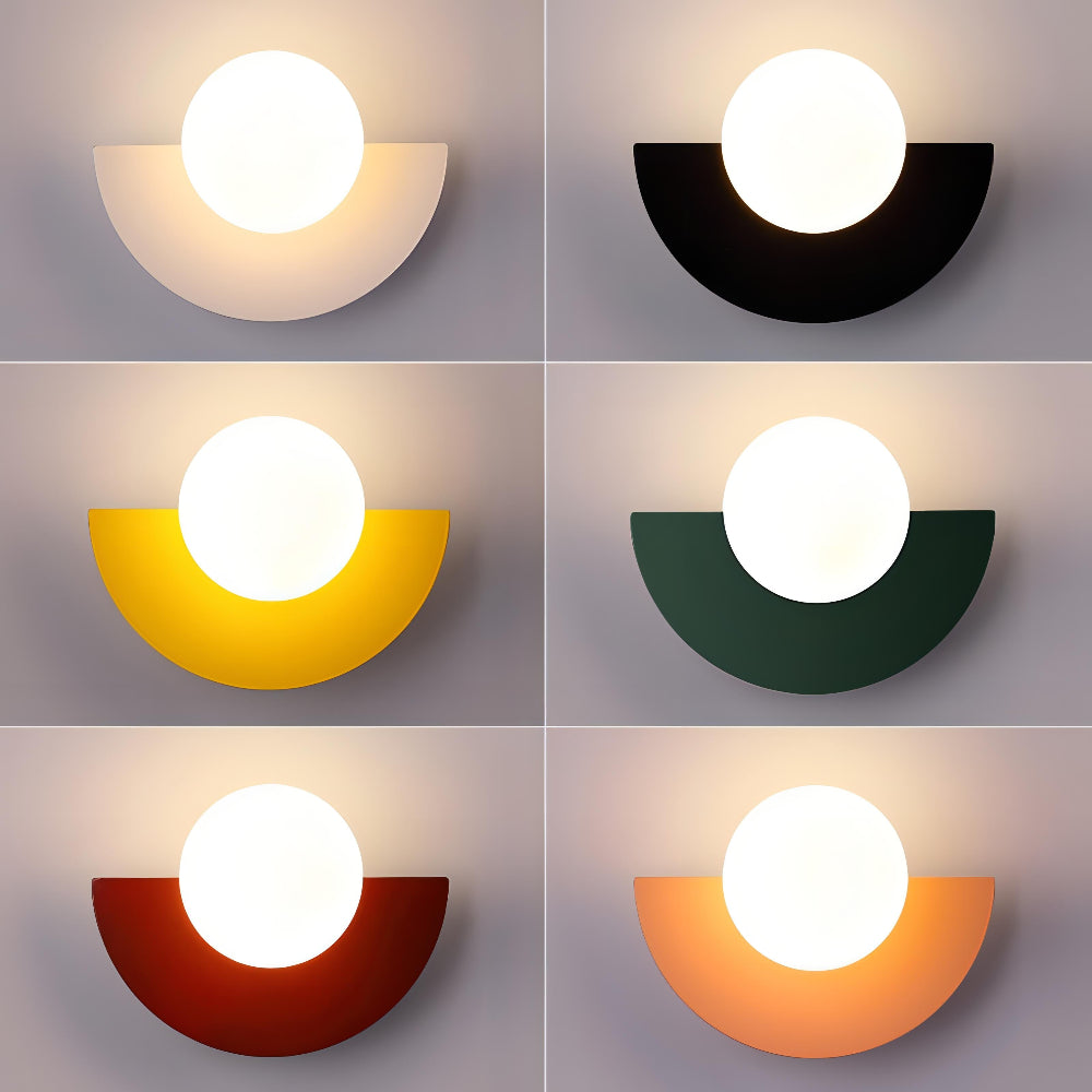 LED vegglampe Halvmåne | Minimalistisk design for innendørs belysning