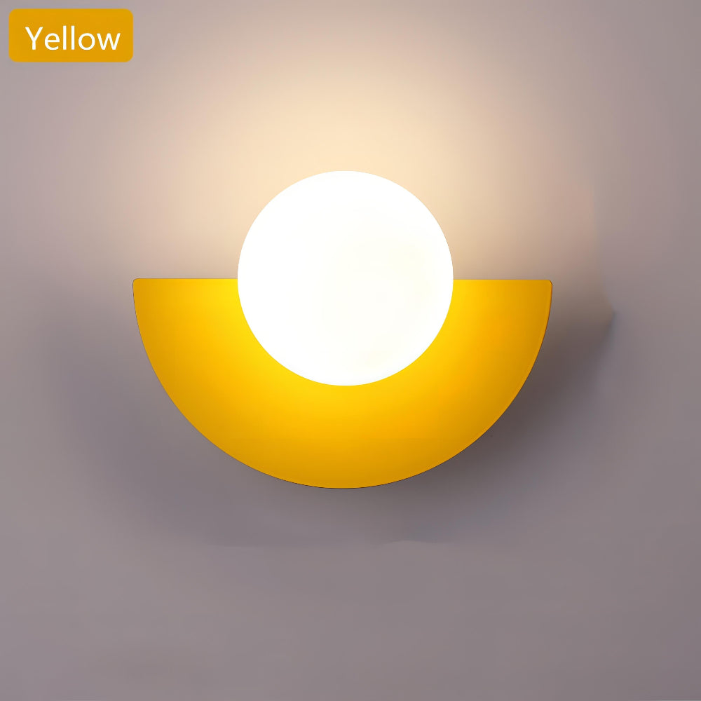 LED vegglampe Halvmåne | Minimalistisk design for innendørs belysning