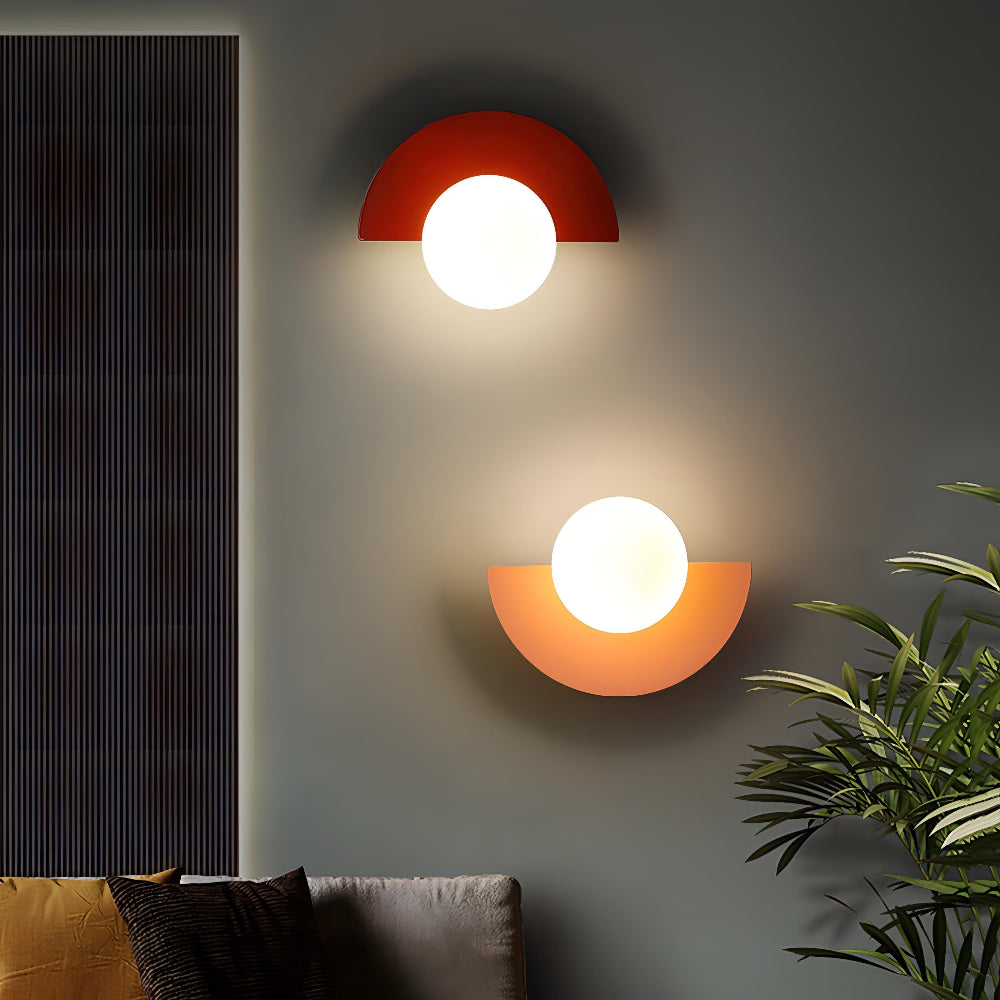 LED vegglampe Halvmåne | Minimalistisk design for innendørs belysning