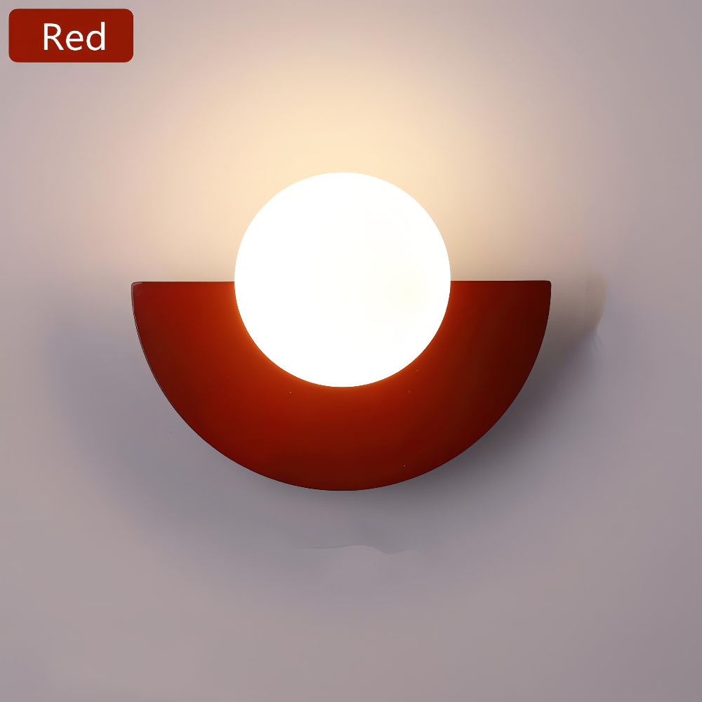LED vegglampe Halvmåne | Minimalistisk design for innendørs belysning