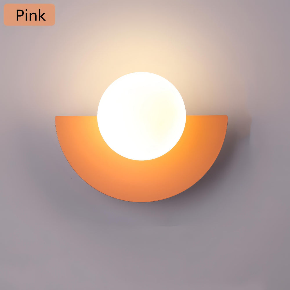LED vegglampe Halvmåne | Minimalistisk design for innendørs belysning