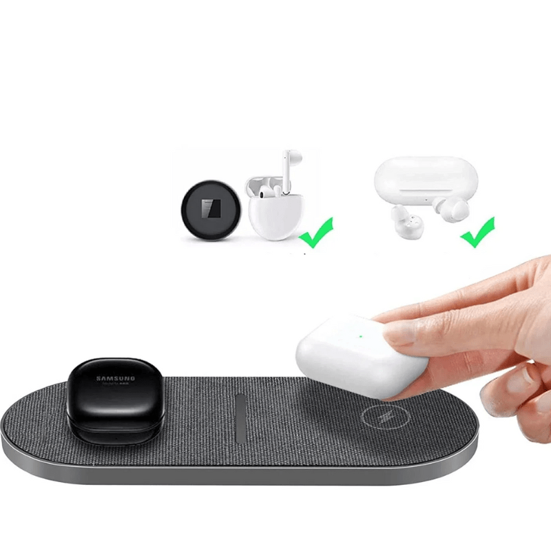 Station de charge sans fil 40W pour iPhone, AirPods et Samsung, charge ultra-rapide Lightning