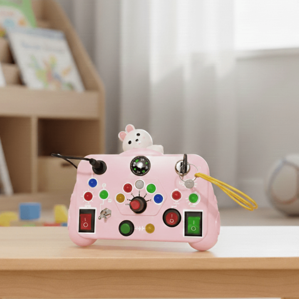 LuminaPlay Lysende Montessori Multisensorisk Læringsbrett for Småbarn 2 til 4 år