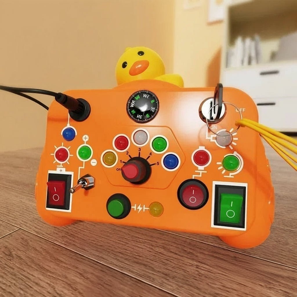 LuminaPlay Lysende Montessori Multisensorisk Læringsbrett for Småbarn 2 til 4 år