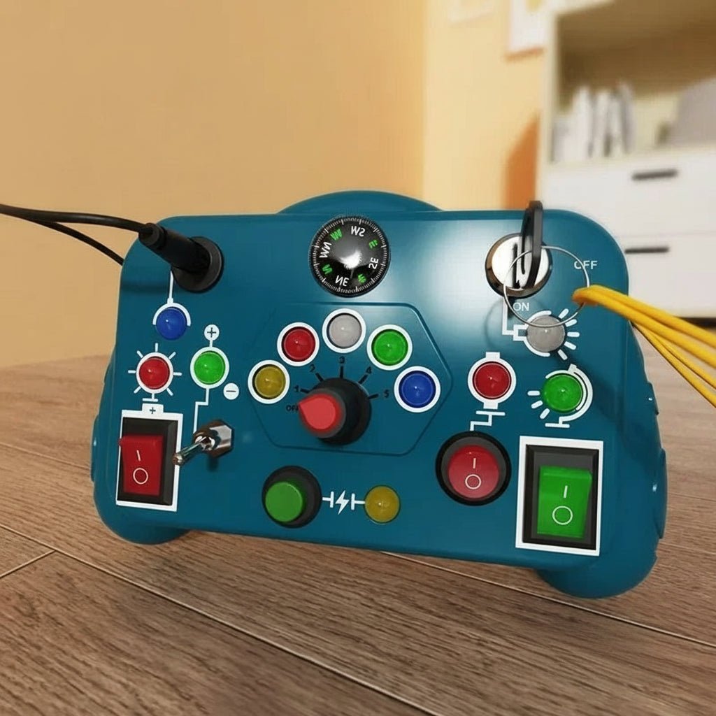 LuminaPlay Lysende Montessori Multisensorisk Læringsbrett for Småbarn 2 til 4 år