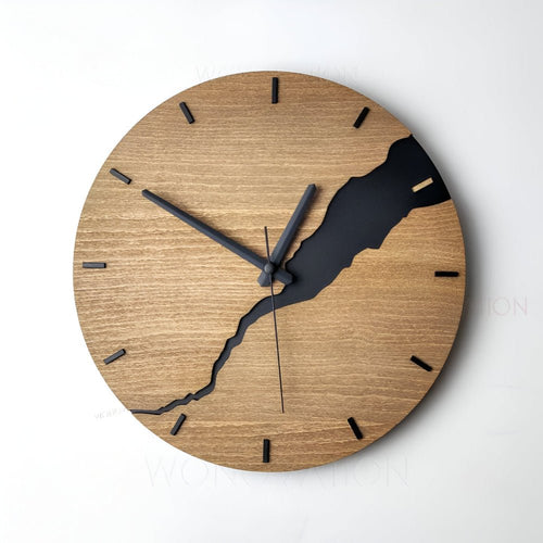Aurelin Holz-Wanduhr Zeitloser Charme für moderne Wohnräume