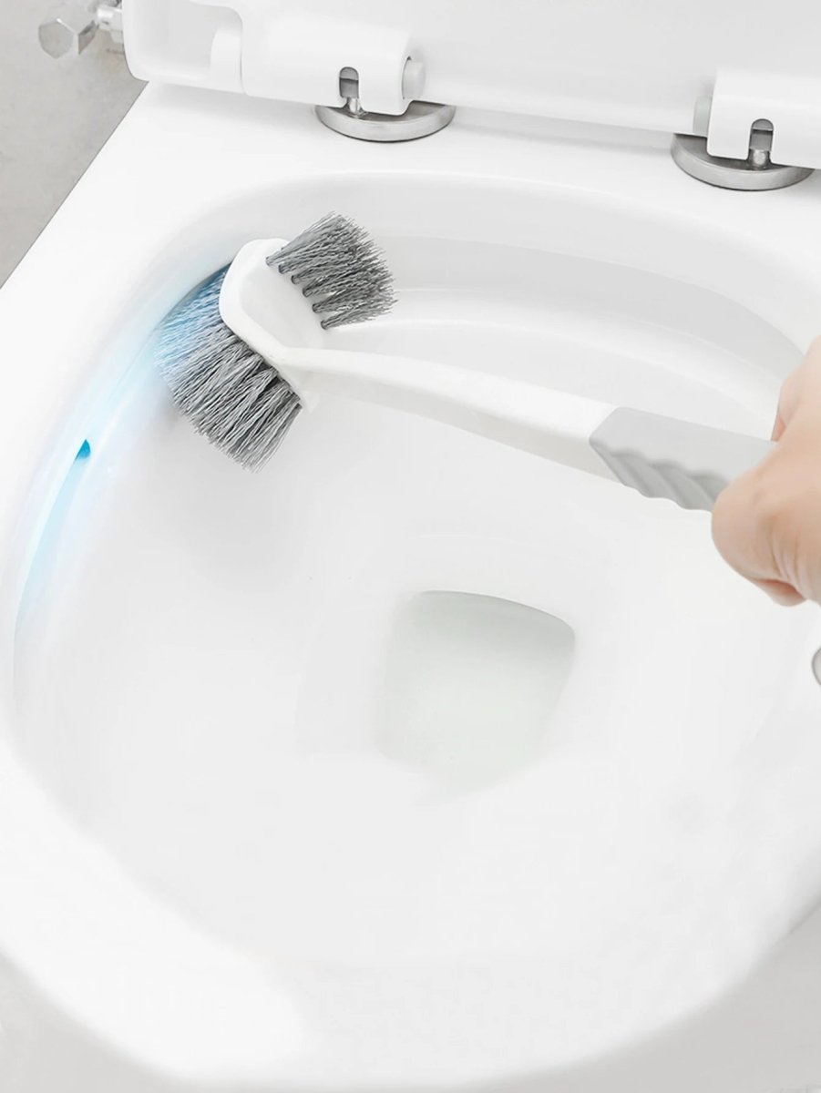 BrightReach falra szerelhető, kétoldalas WC-kefe alapos mélytisztításhoz