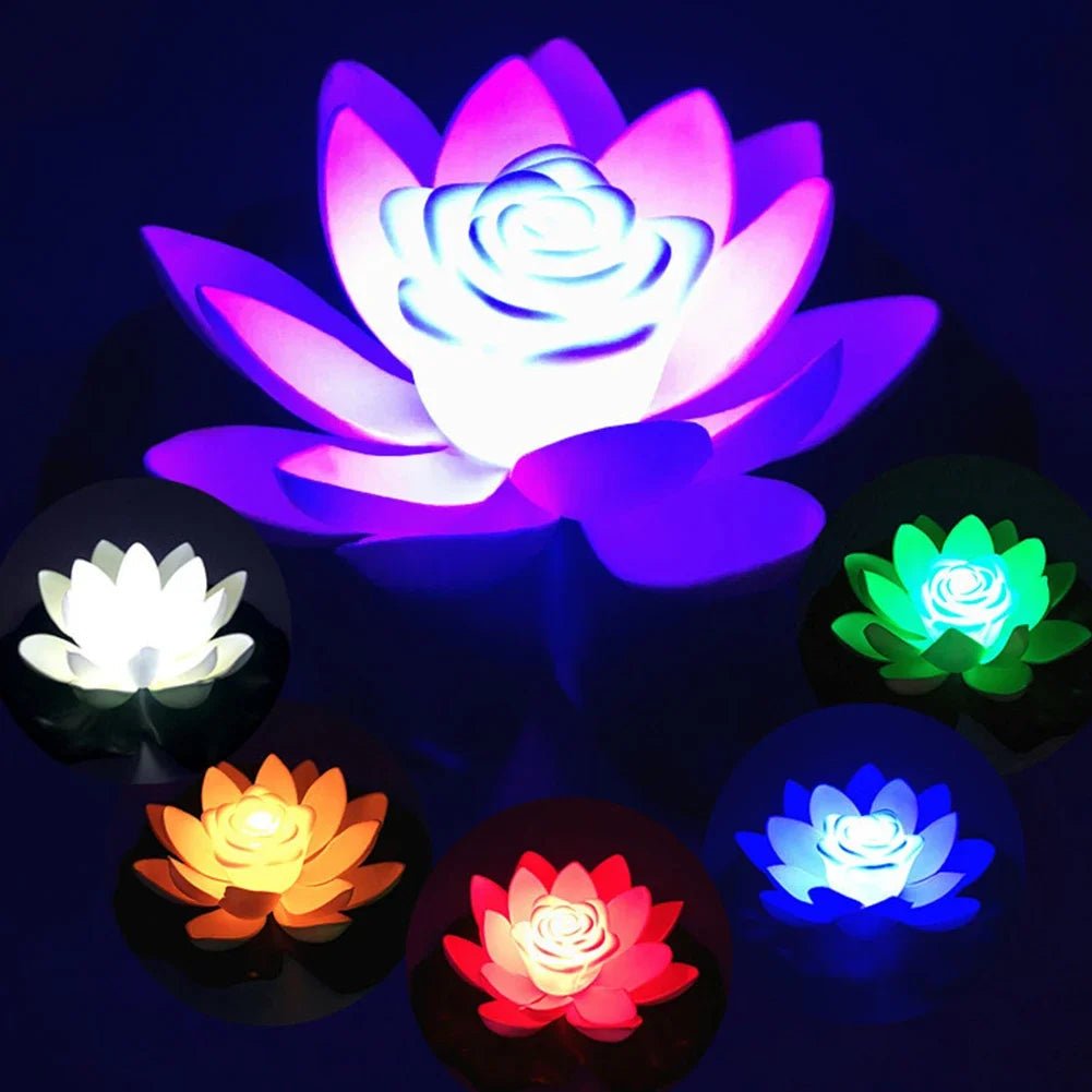 AquaGlow Floating LED Pond Light With Soft Ambient Glow Waterproof