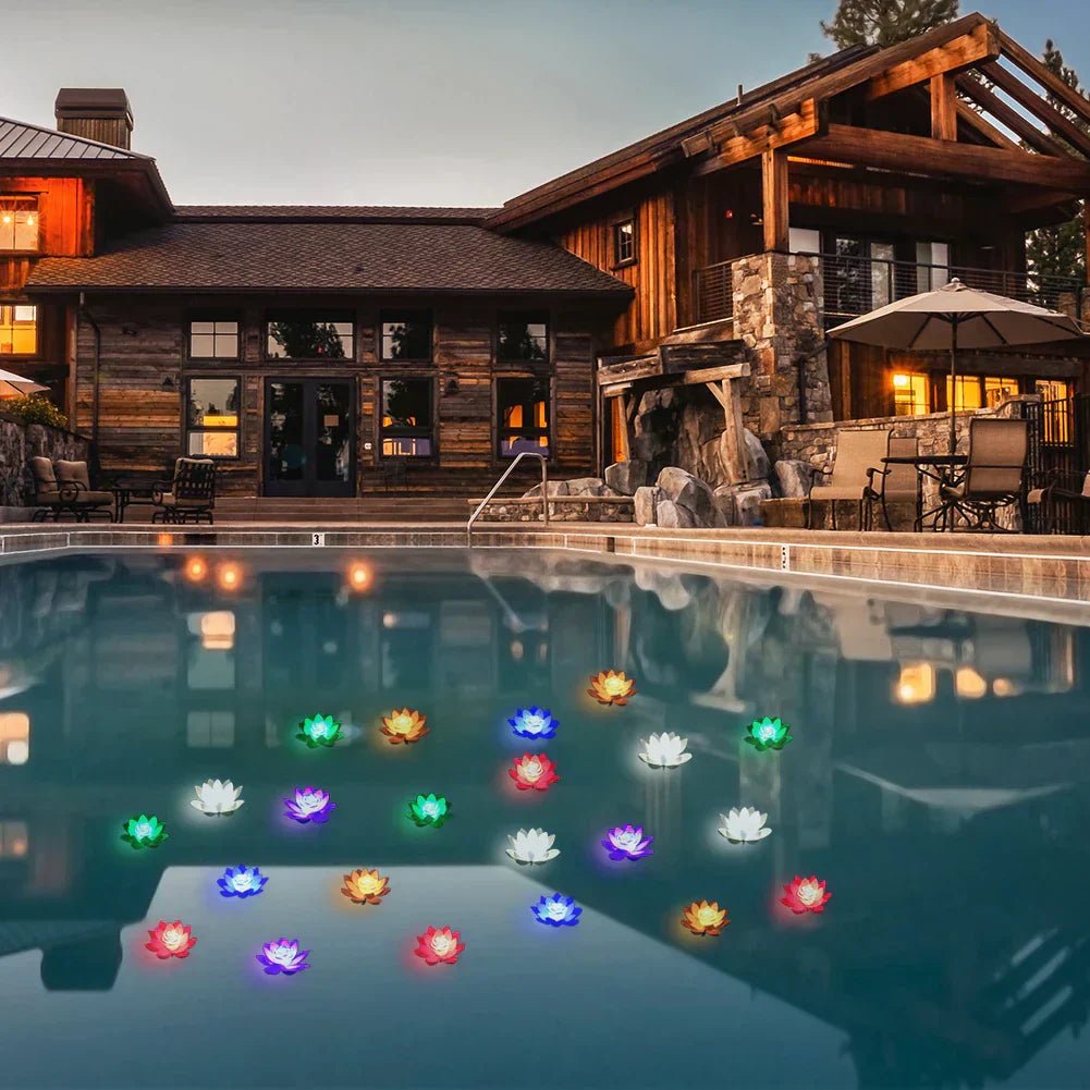 AquaGlow Floating LED Pond Light With Soft Ambient Glow Waterproof