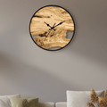 LumaClear Elegant Klar Akryl Veggklokke for Moderne Minimalistisk Dekor