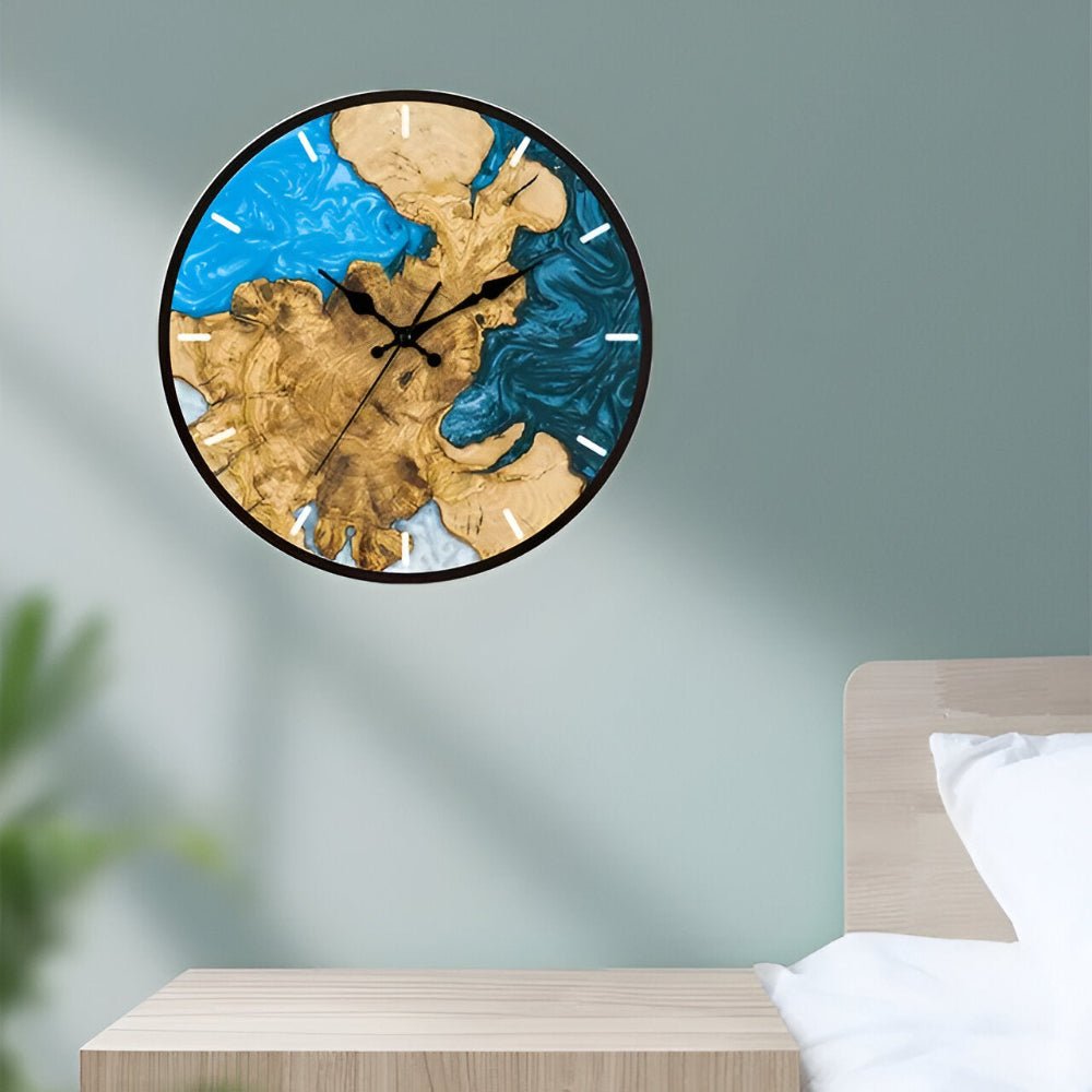 LumaClear Elegant Klar Akryl Veggklokke for Moderne Minimalistisk Dekor