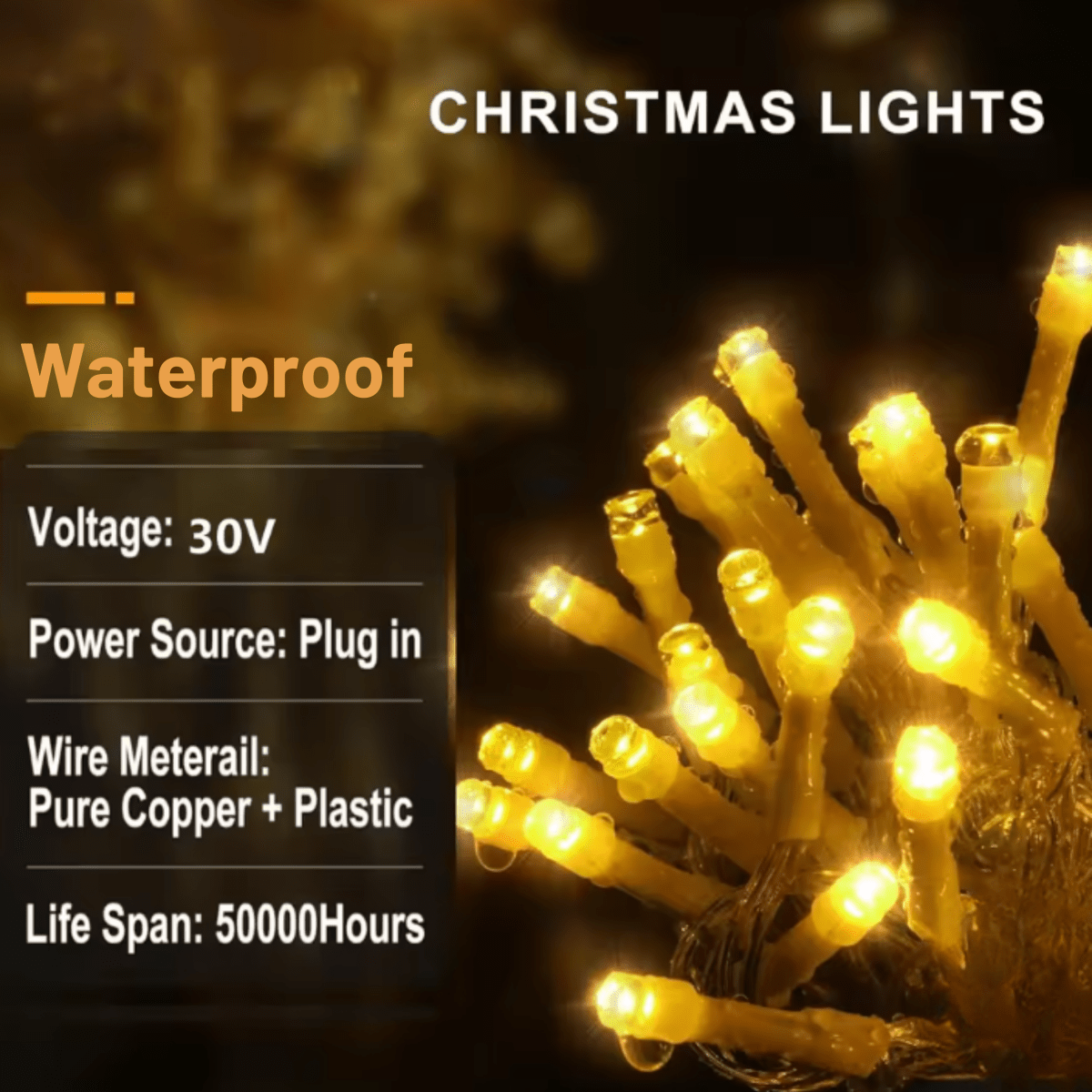 NovaLume LED-Gartenvorhanglichter Magischer wetterfester Glanz für Terrassen