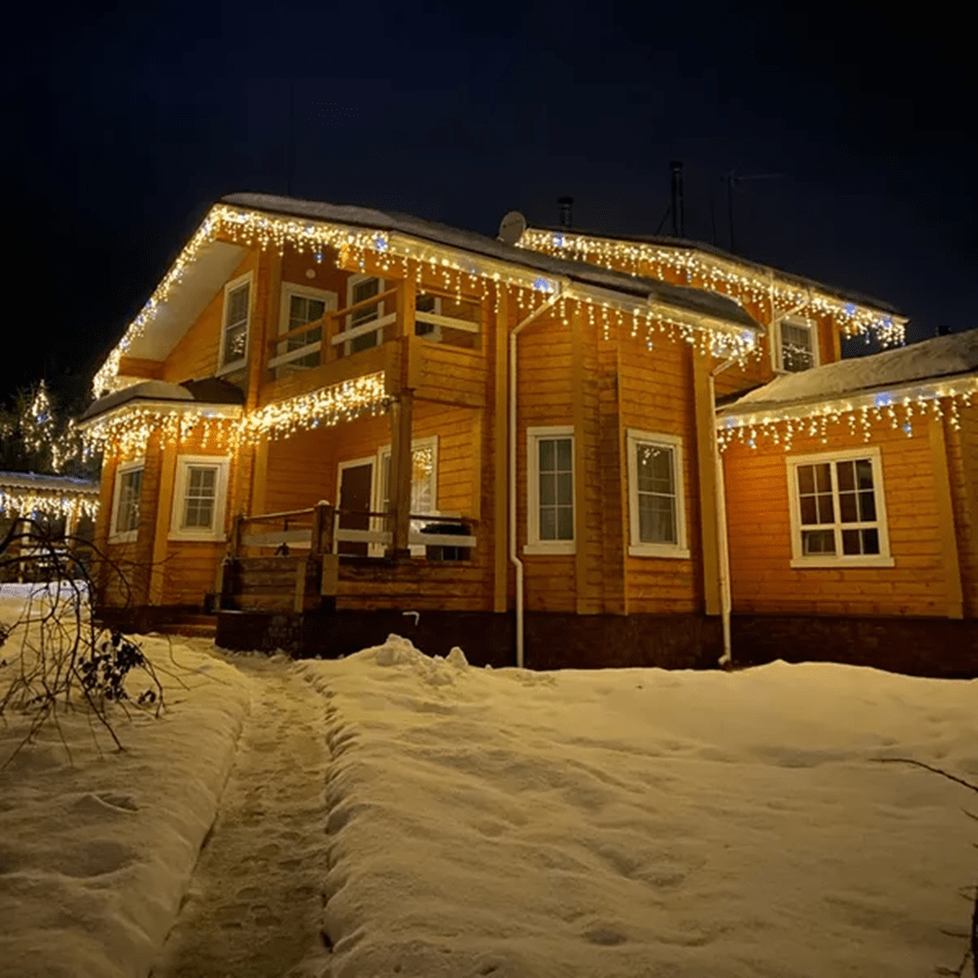NovaLume LED-Gartenvorhanglichter Magischer wetterfester Glanz für Terrassen
