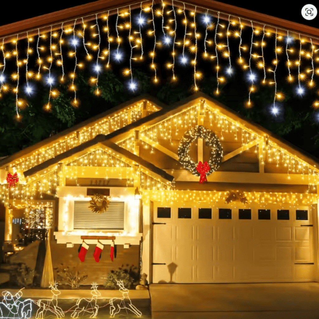 NovaLume LED-Gartenvorhanglichter Magischer wetterfester Glanz für Terrassen