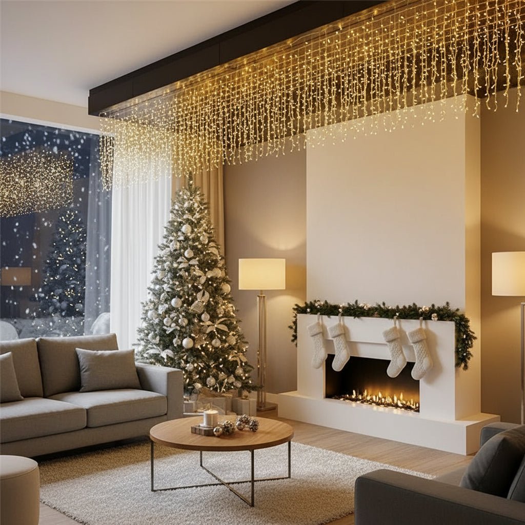 AuraGlow 5m LED String Lights With 8 Modes For Indoor And Outdoor Home Decor