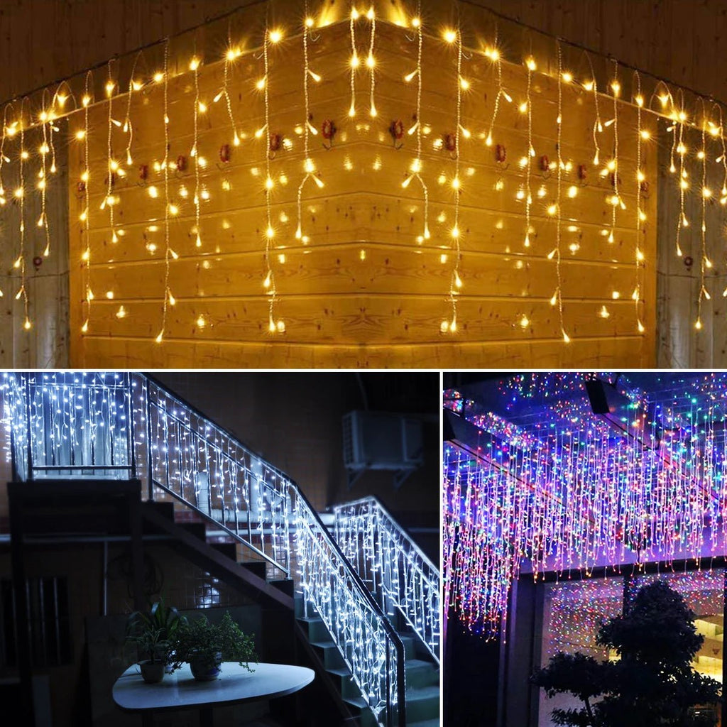 AuraGlow 5m LED String Lights With 8 Modes For Indoor And Outdoor Home Decor