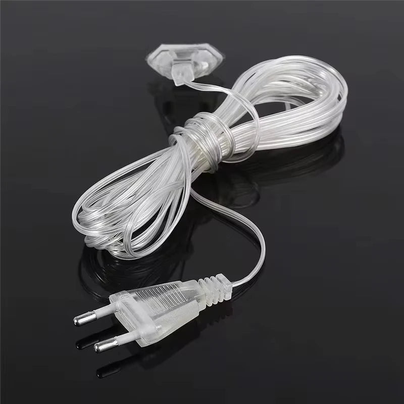 AuraGlow 5m LED String Lights With 8 Modes For Indoor And Outdoor Home Decor