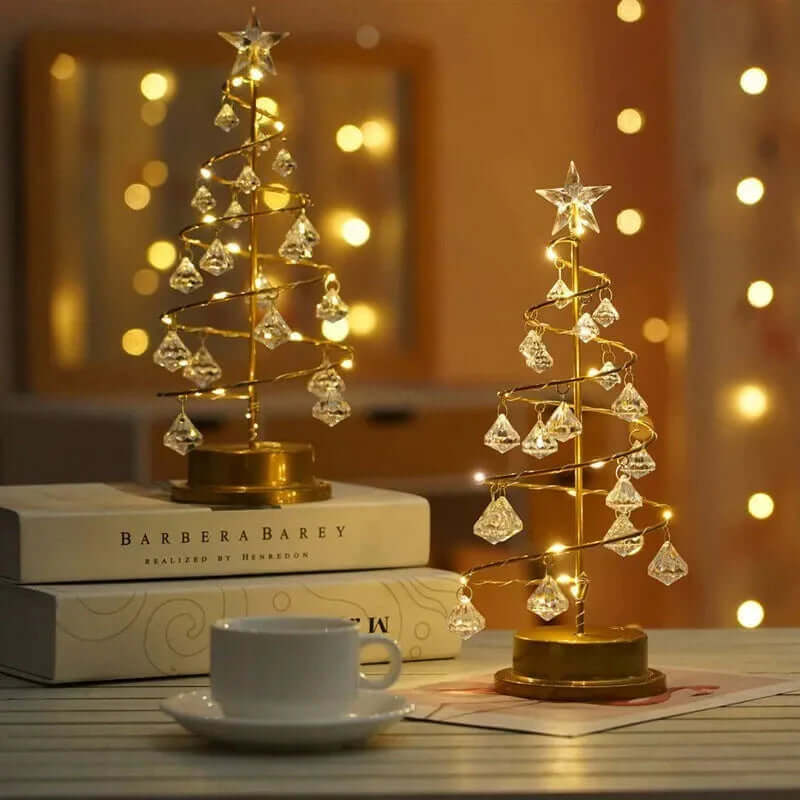 AuroraLeaf Luxurious Elegant LED Christmas Tree With Warm Glow For Home Office
