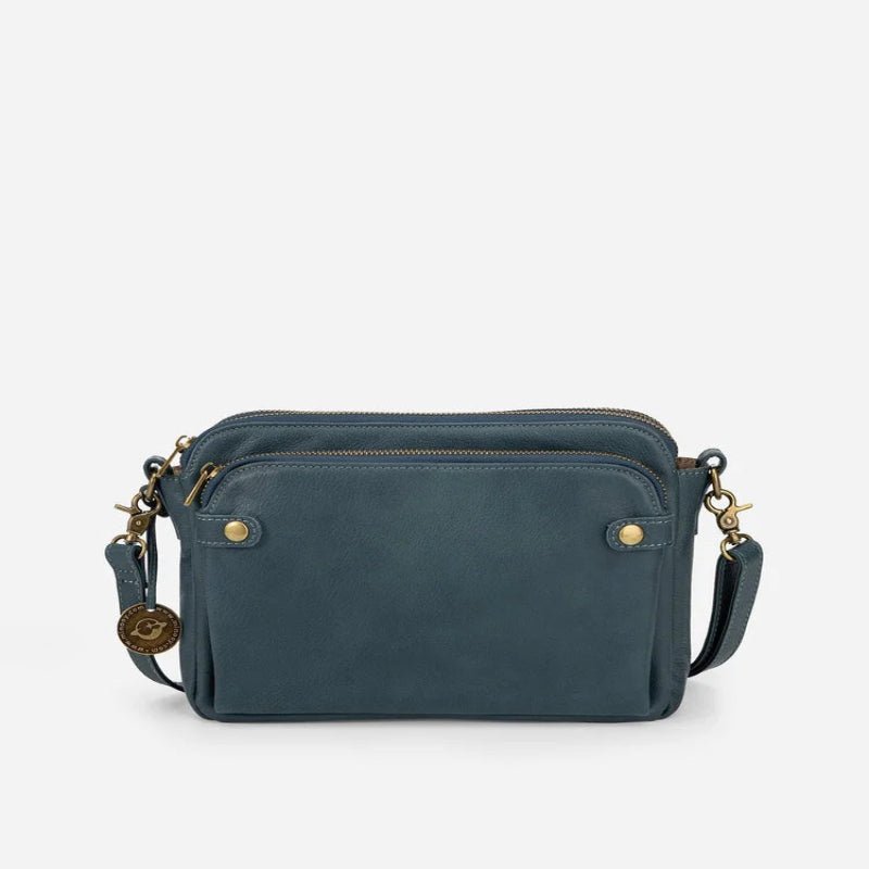 Leather Crossbody Bag For Women By Aurelia Timeless Elegant Genuine Leather Storage