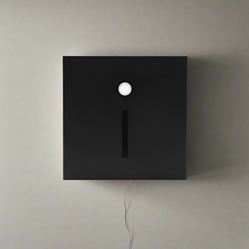 LumaNova LED-Wandlampe mit Bewegungssensor, langlebige Aluminium-Flurleuchte