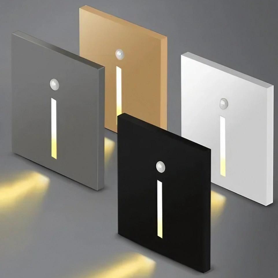 LumaNova LED vegglampe med bevegelsessensor, slitesterk aluminiumsarmatur for gangvei