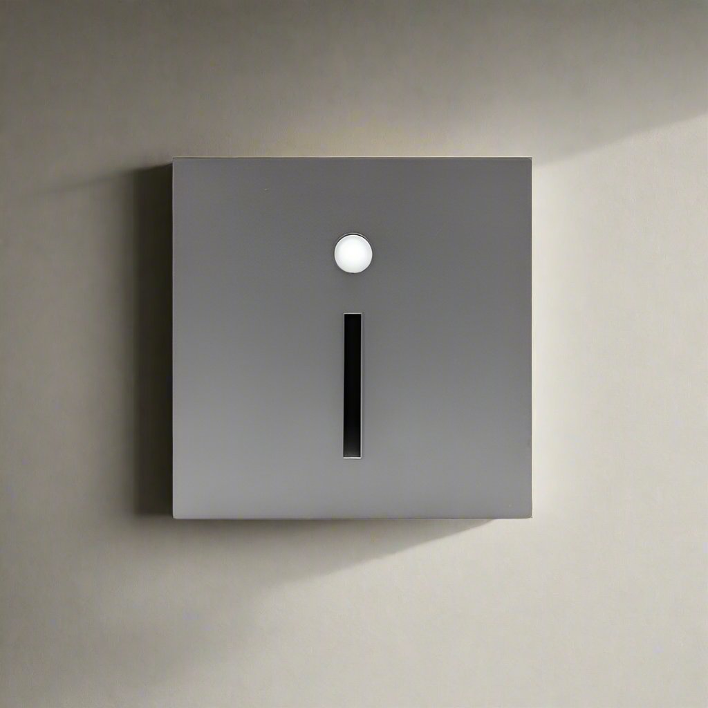 LumaNova LED-Wandlampe mit Bewegungssensor, langlebige Aluminium-Flurleuchte