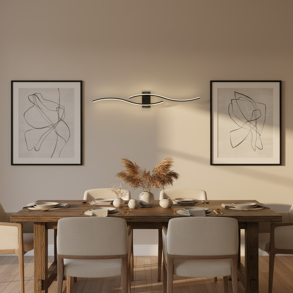 NovaLume Lampa ścienna dekoracyjna nowoczesna wewnętrzna oprawa LED