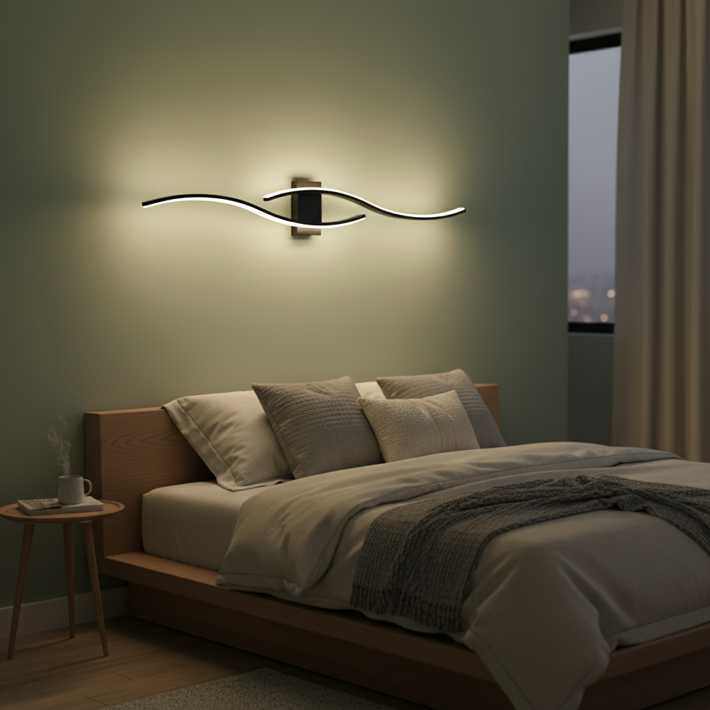 NovaLume Lampa ścienna dekoracyjna nowoczesna wewnętrzna oprawa LED