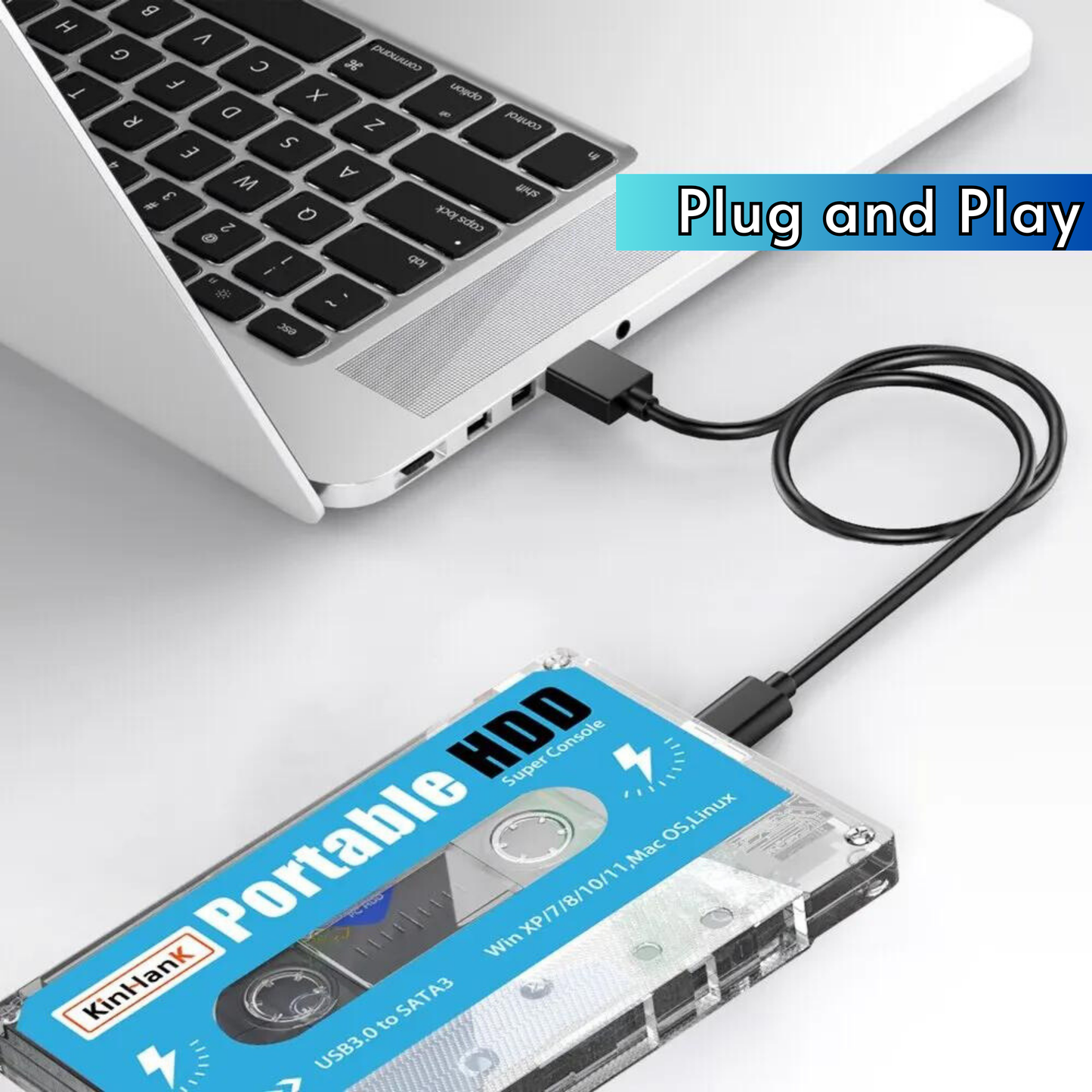 Retro Gaming Cassette - over 100.000 games - plug and play! PS3, PS1, N64, WII++