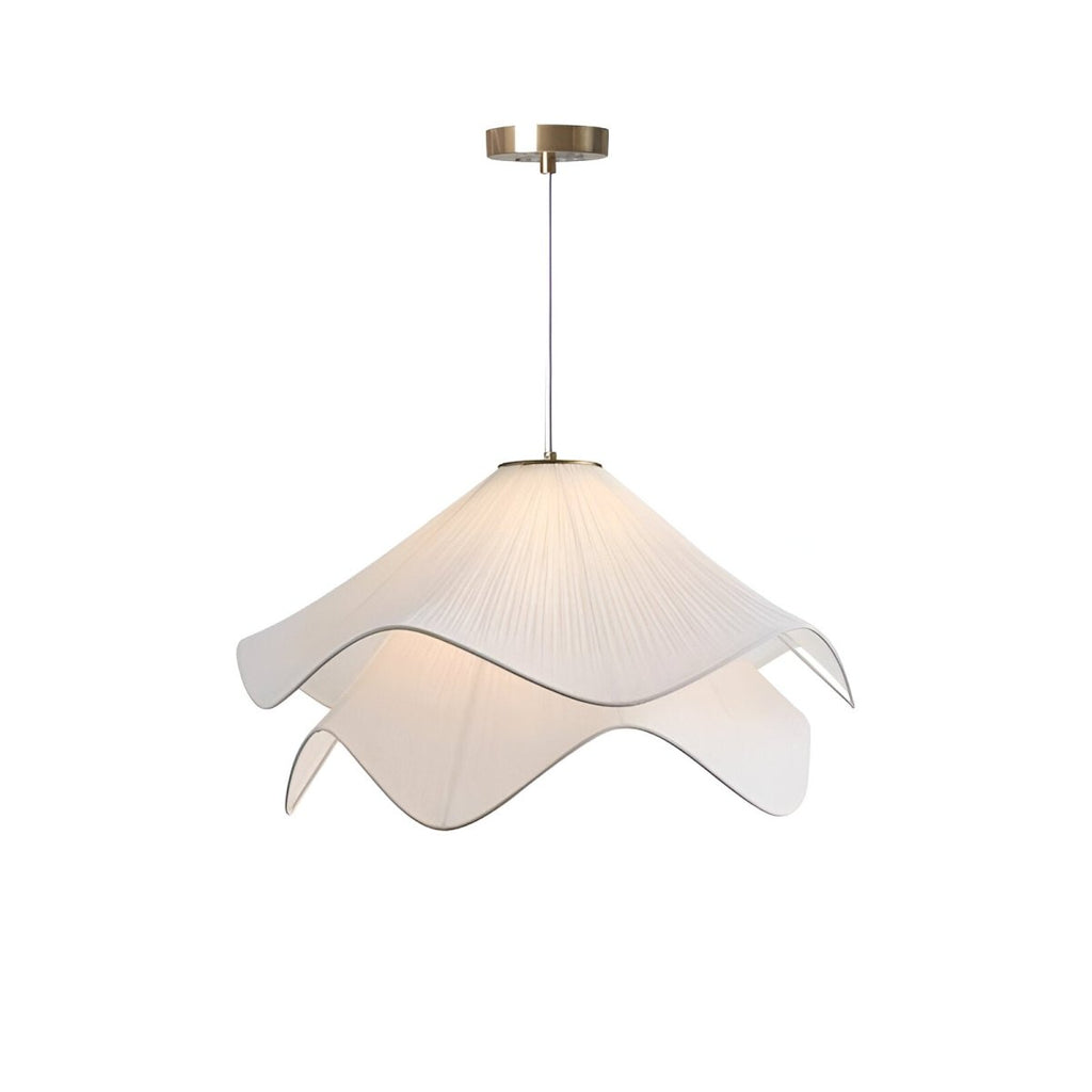 Lustră LED din material textil pentru montaj pe tavan, pentru spații de locuit