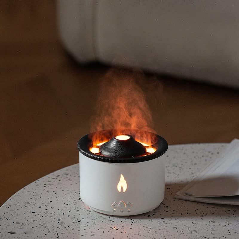 Umidificatore Aromatico LumaCloud con Effetto Fiamma e Luce Notturna per il Rilassamento