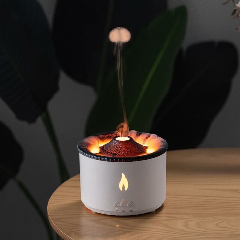Umidificatore Aromatico LumaCloud con Effetto Fiamma e Luce Notturna per il Rilassamento