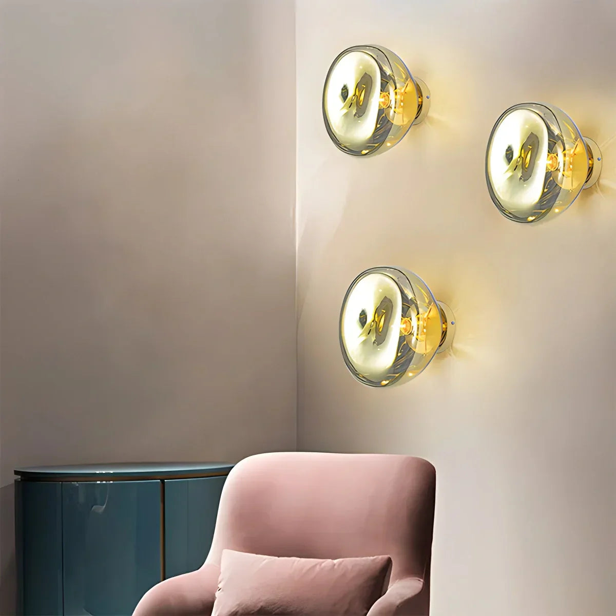 Lava-Wandlampe für Schlafzimmer und Wohnzimmer - Orntli