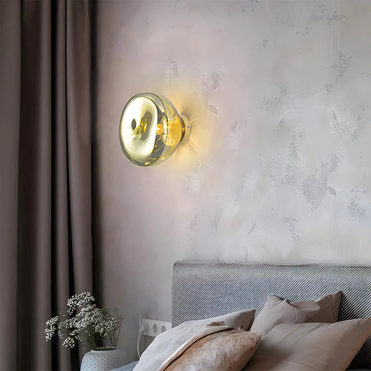 Lava-Wandlampe für Schlafzimmer und Wohnzimmer - Orntli
