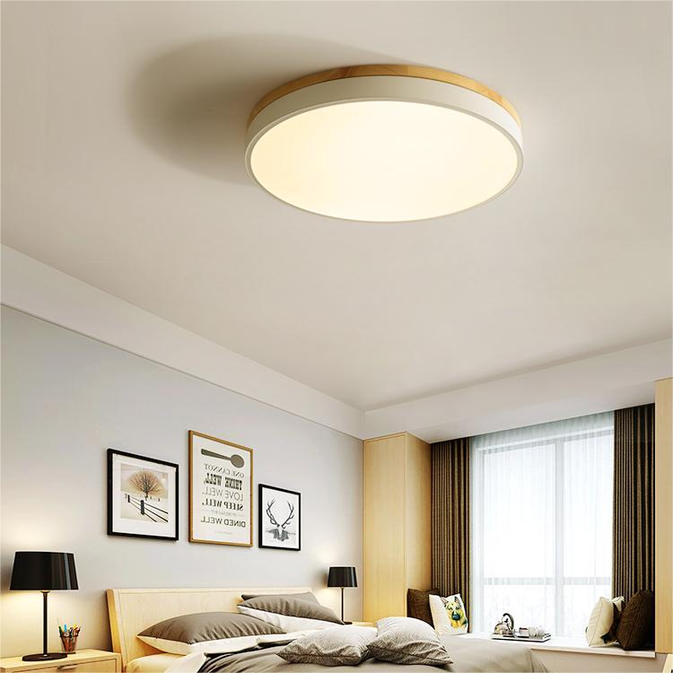 12-Inch LED Ceiling Light With Layered Ring Frame, Flush Mount