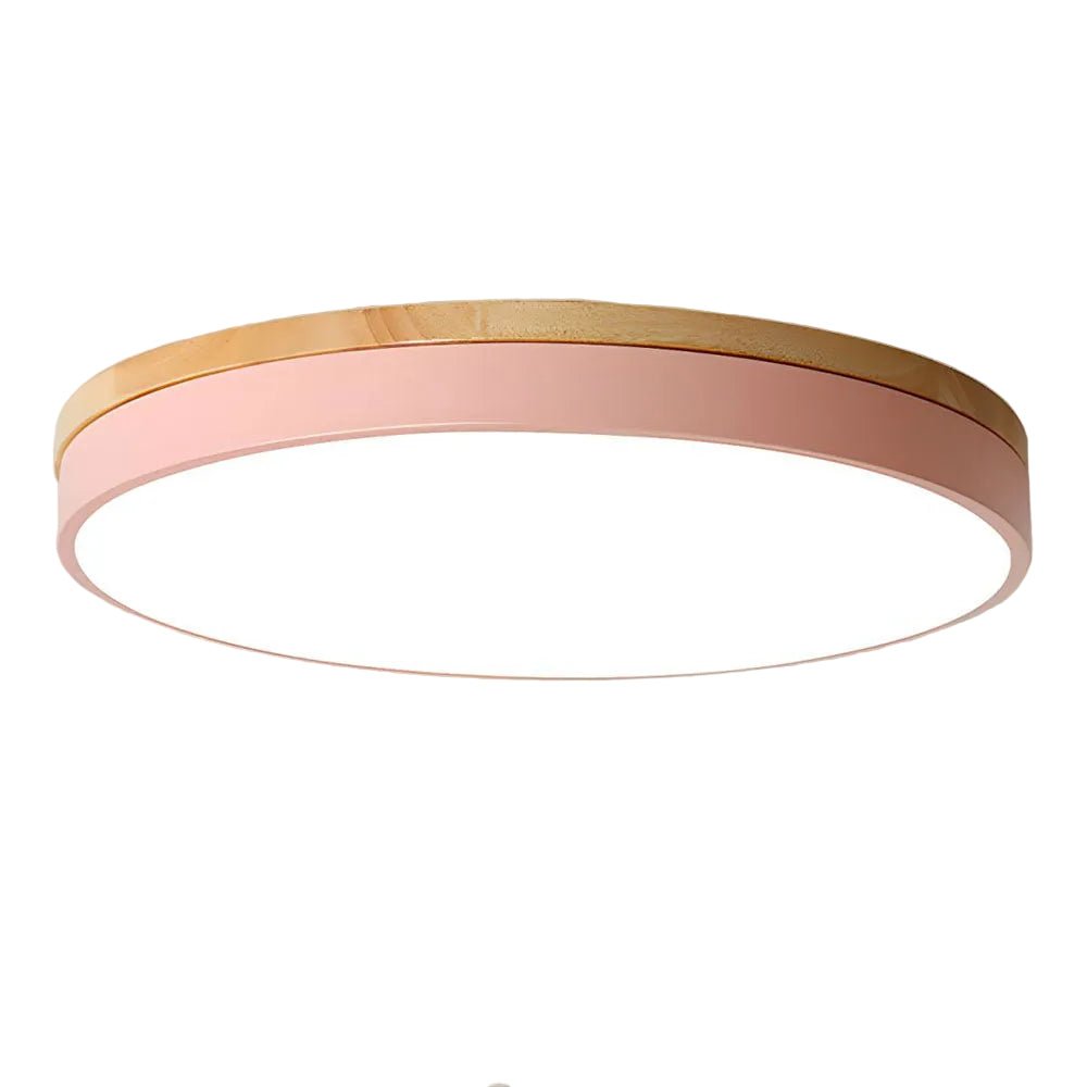 12-Inch LED Ceiling Light With Layered Ring Frame, Flush Mount