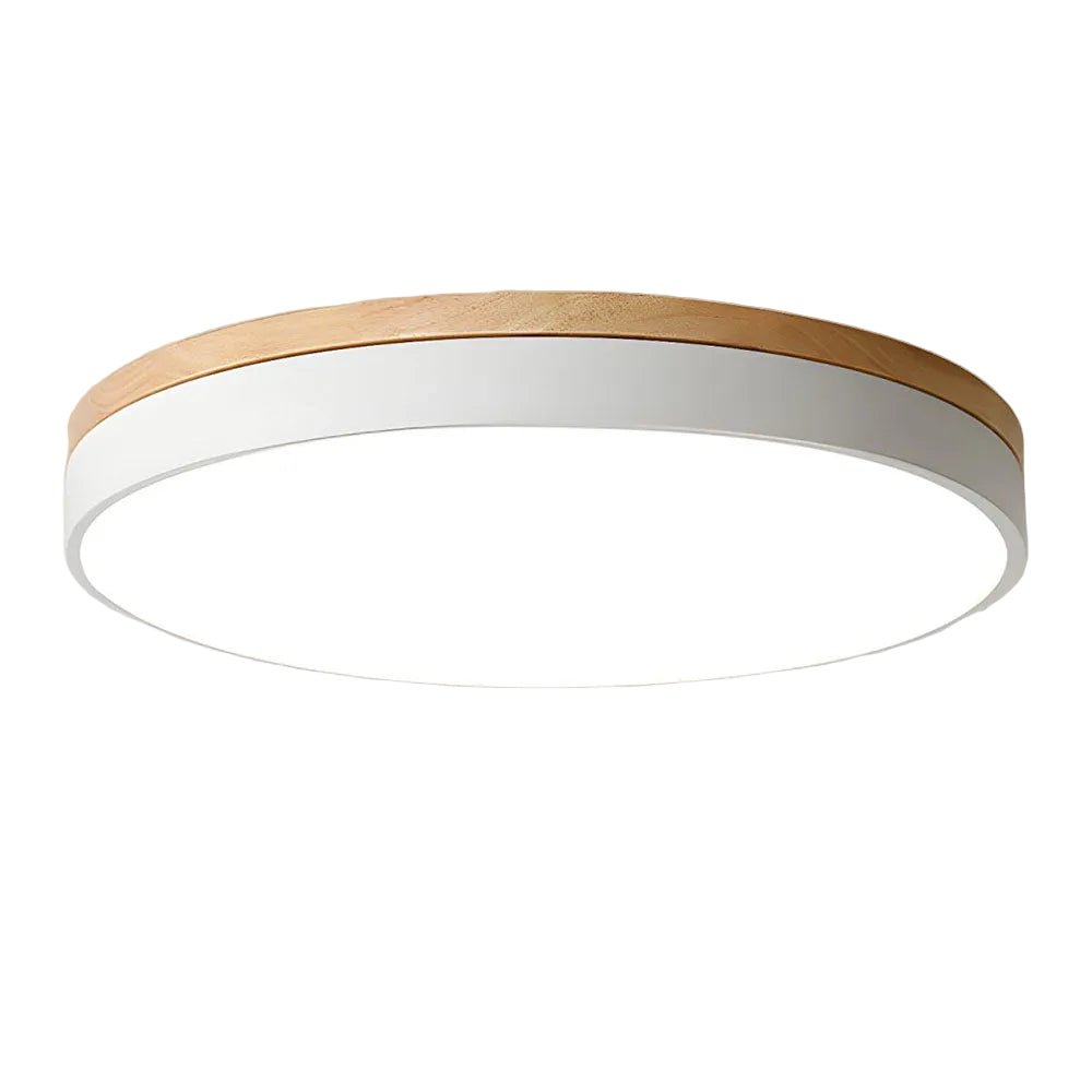 12-Inch LED Ceiling Light With Layered Ring Frame, Flush Mount