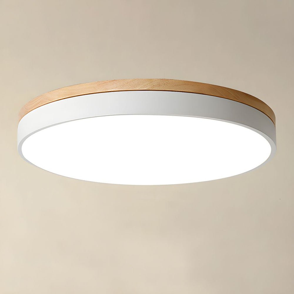 12-Inch LED Ceiling Light With Layered Ring Frame, Flush Mount