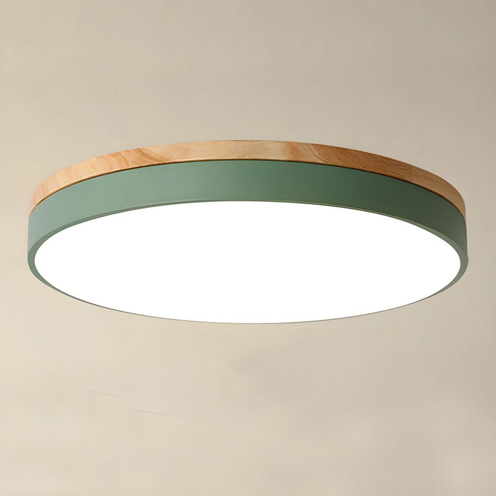 12-Inch LED Ceiling Light With Layered Ring Frame, Flush Mount