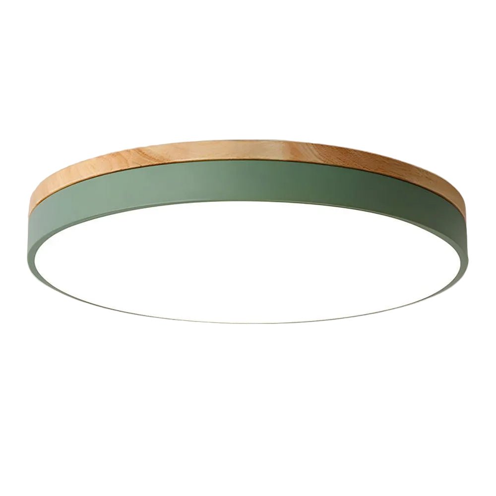 12-Inch LED Ceiling Light With Layered Ring Frame, Flush Mount