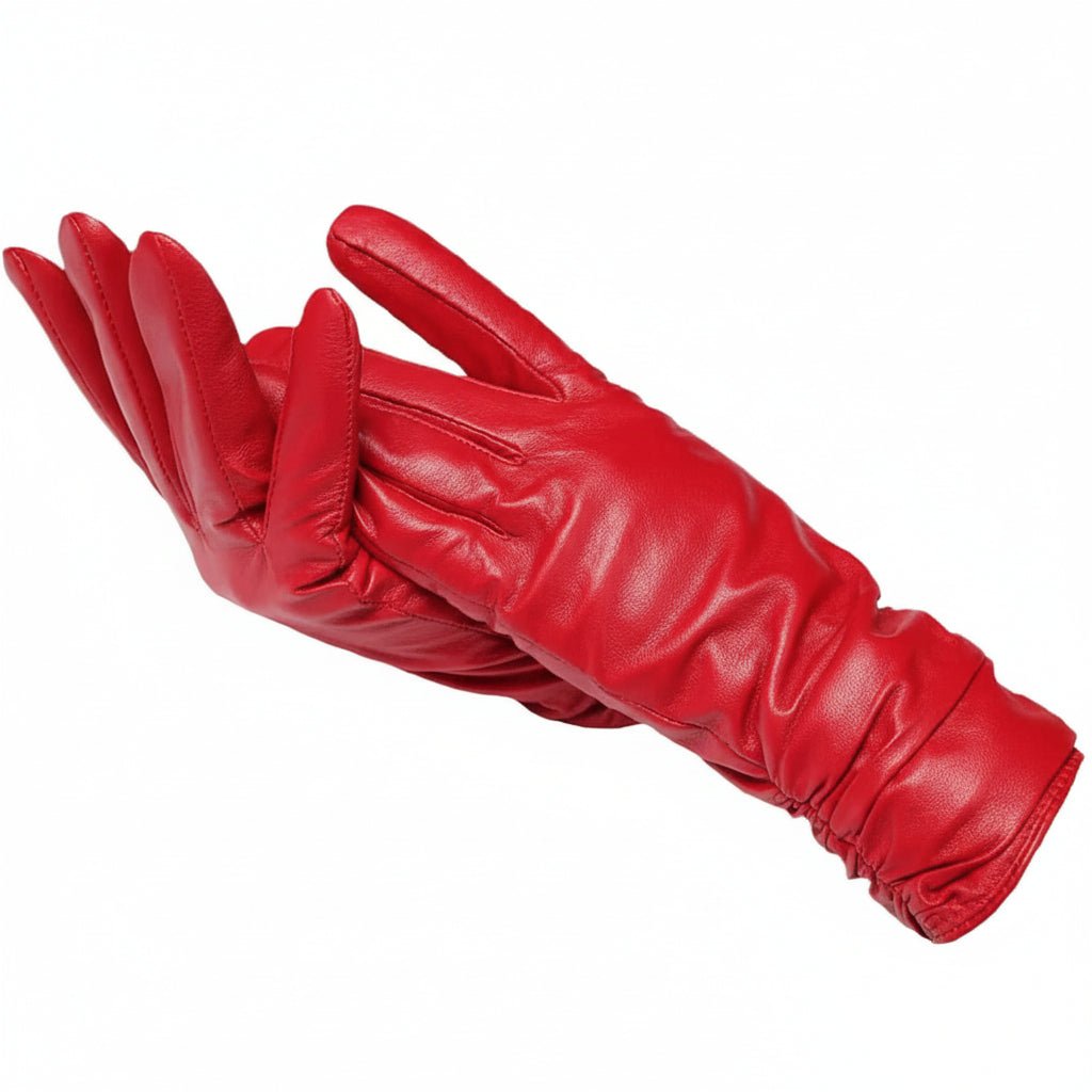 כפפות עור LUXLEATHER לנשים עם ריפוד חורפי