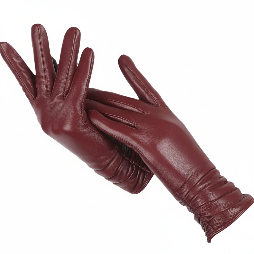 כפפות עור LUXLEATHER לנשים עם ריפוד חורפי
