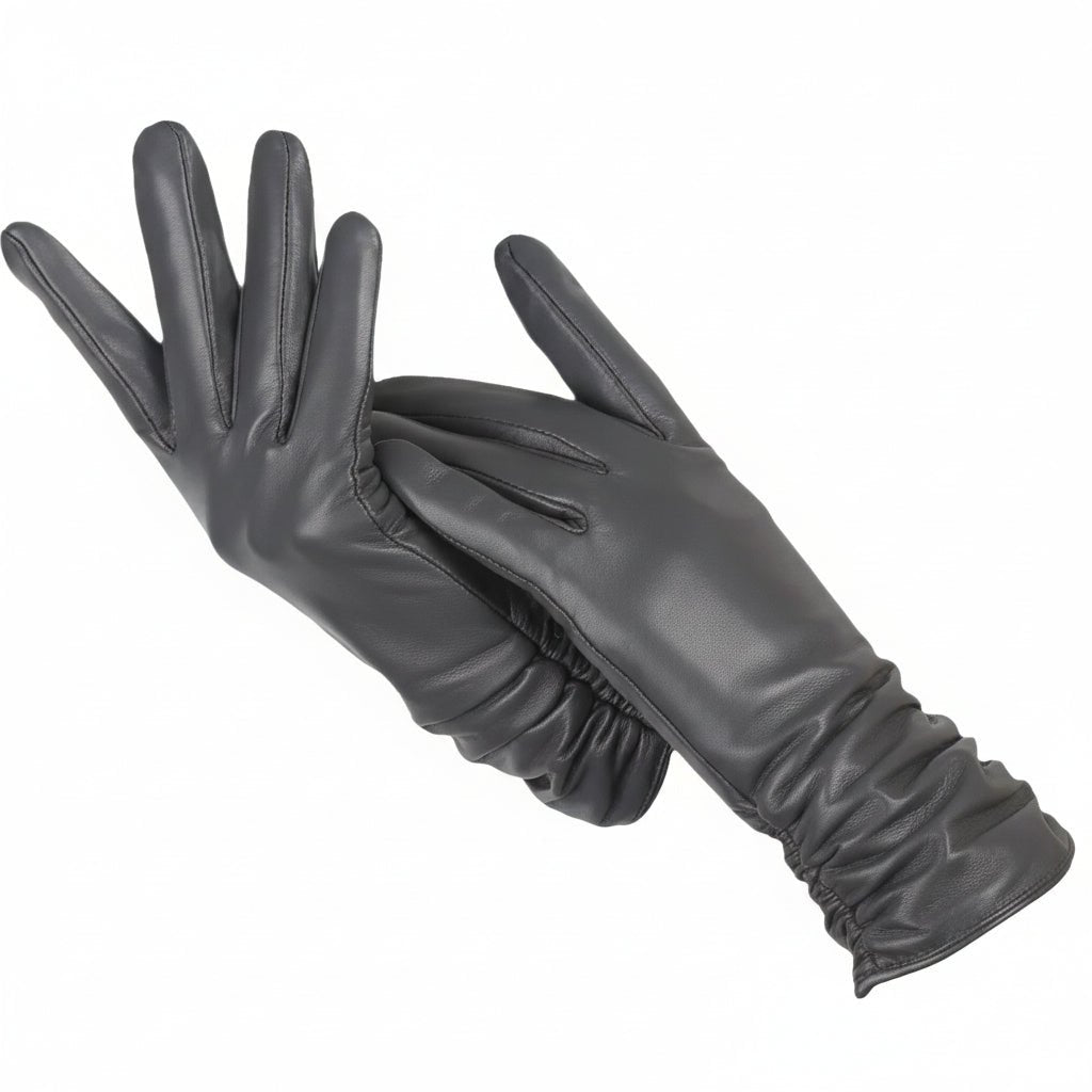 כפפות עור LUXLEATHER לנשים עם ריפוד חורפי
