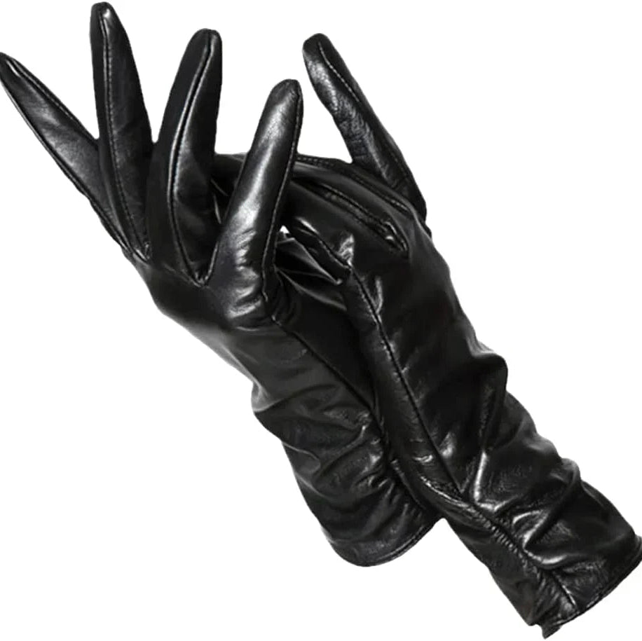 כפפות עור LUXLEATHER לנשים עם ריפוד חורפי