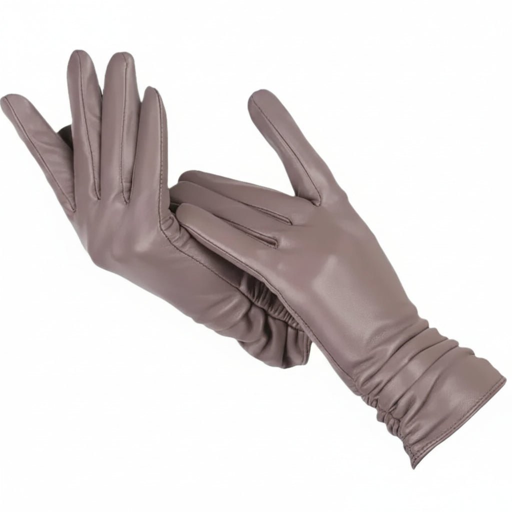 כפפות עור LUXLEATHER לנשים עם ריפוד חורפי