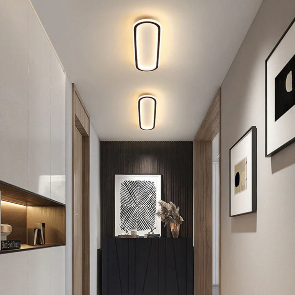 36palcové lineární LED stropní světlo do chodby s kovovým designem