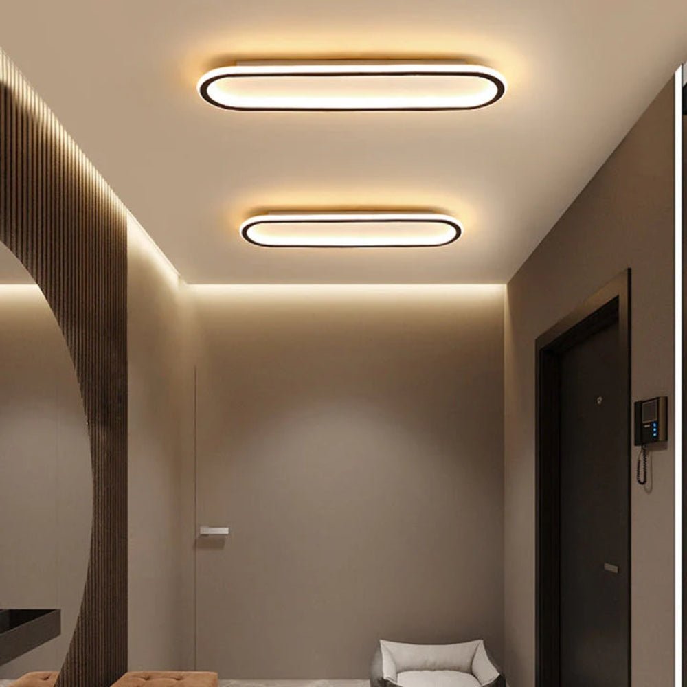 36palcové lineární LED stropní světlo do chodby s kovovým designem